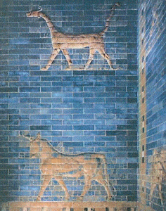 Arq, VII-VI aC., Puerta de Istha, detalle, Babilonia, M. de Beln, 625-539