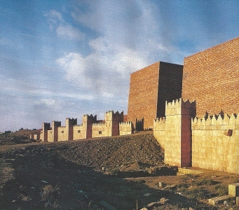 Arq, VII, Ninive, capital de Asiria, reconstruccin actual