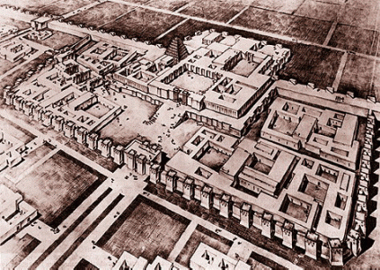 Arq. VIII aC., Khorsabad, Ciudad de Sargn II, 713-706
