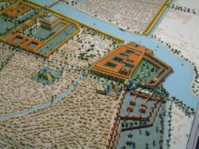 Arq, XVIII-XVI aC., Babilonia con Ziguratz o Torre de Babnel, Epoca de Hamurbi, ilustracin 1792-1515