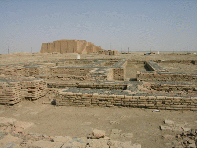 Arq, XXII-XXI aC., Ziguratz de Ur-Nammu y ruinas de la ciudad de Ur, III DIN 2111-2004