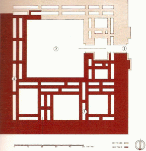 Arq, XXIII-XX, Palacio de Tell Brak, planta, Acadios, 2250-2000