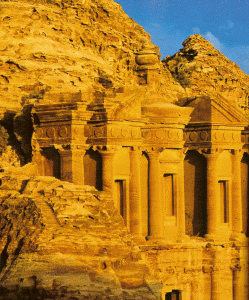 Arq, I aC., El Deir, Monasterio, fachada, Nabateos