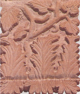Esc, I aC.-I dC., Motivo Vegetal, Hojas de Parra, Petra, Nabateos, Jordania