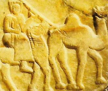 Esc, II aC-., Comercio Caravanero, Petra, Nabateos, M. del Louvre, Pars