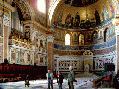 Arq, IV, Archibaslica de San Juan de Letrn, Interior, Roma, Italia, 311-314