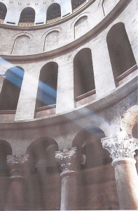 Arq, IV, Baslica del Santo Sepulcro, Interior, poca de Constantino el Grande, Jerusaln