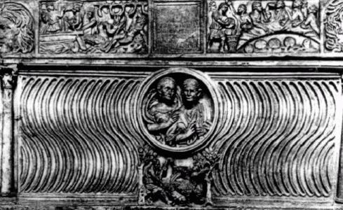 Esc, III-IV, Sarcfago de Baebia Herfofila, El Banquete de Jons
