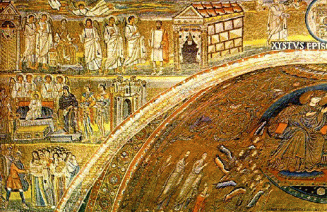 Mosaico, V, Interior, Arco, Santa Mara la Mayor, Roma, 432-440