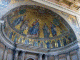 Mosaico, IV, Cristo con los apstoles, Reconstruya Piranesi en el XVIII, San Pablo Extramuros, Roma