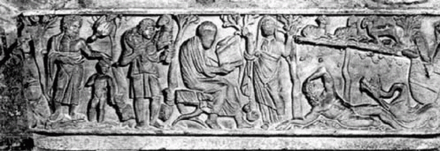Esc III Escenas de Jonas Basilica de Santa Maria la Antigua Sarcofago