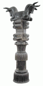 Arq, Columna y capitel persa