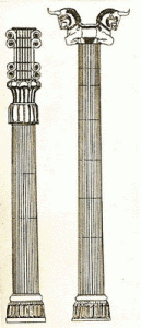 Arq, Columnas pesas, ilustracin