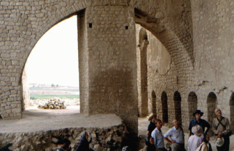 Arq, III, Palacio de Firuzabad, interior, Persia sasnida