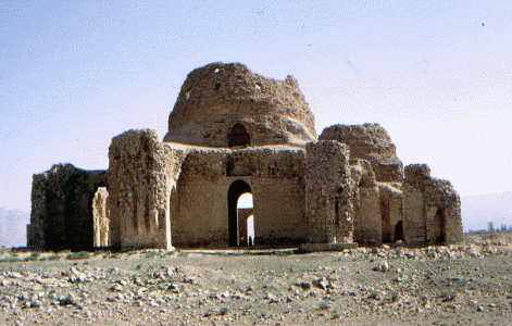 Arq, IV, Palacio de Servistn, exterior, ruinas, Persia sasnida