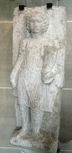 Esc, III dC., Estela funeraria, Joven parto, Palmira, Siria