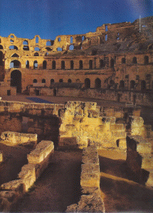 Arq, III, Anfiteatro de Djem, Interior, Tnez, 238