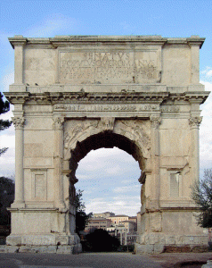 Arq, Roma, I, Arco de triunfo, de Tito, Roma