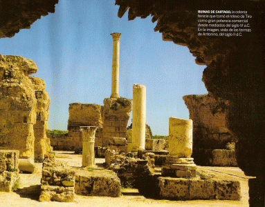 Arq, II, Termas de Antonino, Ruinas Romanas de Cartago, Tnez