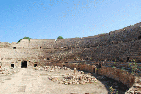 Arq, II-III, Anfiteatro de Septimio Severo, Leptis Magna, Libia