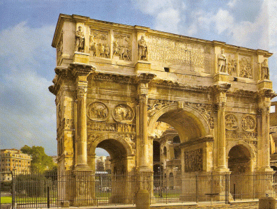 Arq, IV, Arco de Constantino, Roma