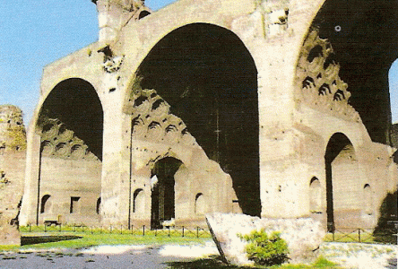 Arq, IV, Baslica de Majencio, Interior, Roma