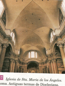 Arq, IV, Termas de Diocleciano, actual Iglesia de Santa Mara de los Angeles, interior, Roma