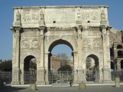 Arq, Roma, IV, Arco de Triunfo, de Constantino, Roma