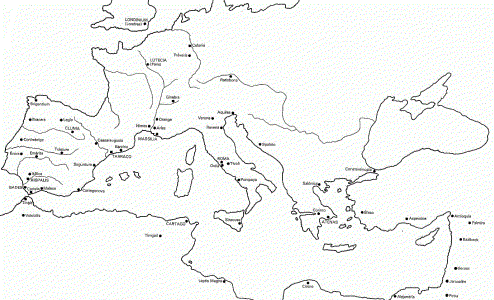Art, Roma, Principales centros, Mapa