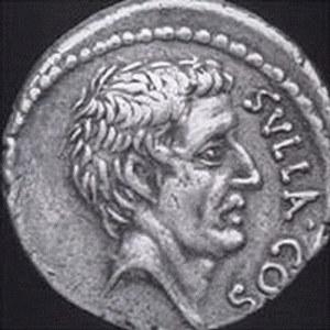 Numismtica, II-I aC., Retrato de Lucio Cornelio Sila, Repblicas, Roma, 138-78