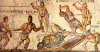 Mosaico, I, Combate de Gladiadores, Imperio, Roma