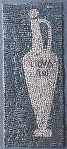 Mosaico, I,  Anfora, Mosaico de Escauro, Pompeya, Imperio, Roma