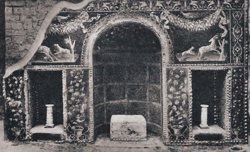 Mosaico, I aC., Casa de los Ciervos, Herculano, Imperio, Roma