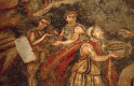Mosaico, III-IV dC, Ulises y Polifemo, Detalle, Villa Casale, Piazza Armerina Pro de Enna, Sicilia, aimperio, Roma