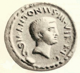 Numismtica, I aC., Marco Antonio, Repblica, Roma