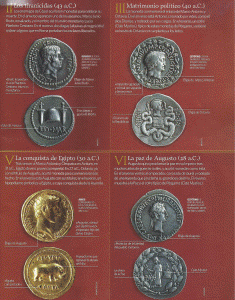 Numismtica, I aC.- I dC., Monedas para un Imperio, Detalle, Repblica-Imperio, Roma