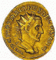 Numismtica, II, Trajano, Aureo, Imperoio, Roma