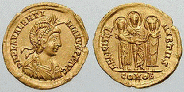Numismtica, IV, Valente, Emperador, Imperio, Roma, 354-378