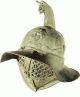 Orfebrera, I aC., Casco de Gladiador Fundido, Bronce, M. Nacional, Npoles, Repblica, Roma