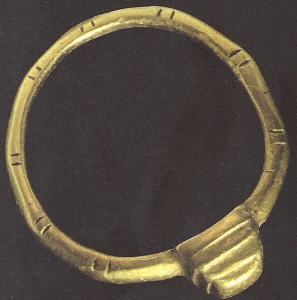 Orfebrera, I aC.-I dC., Anillo, Oro, Alejandra, Repblica-Imperio Roma