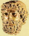 Esc, I aC., Cabeza del Dios Jpiter, Bronce, Repblica, Viena