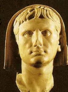 Esc, I, Retrato de Augusto como Pontifex Maximum, Italia