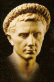 Esc, I, Retrato de Augusto Emperador laureado, Imperio, Italia
