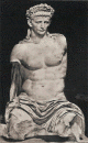 Esc, I, Busto de Claudio Emperador Idealizado y Laureado, Imperio, Italia