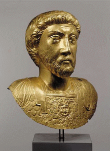 Esc, II, Busto de Marco Aurelio Emperador, Imperio, M. de Avenches, Suiza, 180