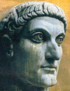 Esc, IV, Retrato de Constantino El Grande Emperador, M. Capitolinos, Roma, Impeerio, Roma, 315