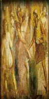Pin, I, Aquiles descubierto por Ulises, Fresco, Pompeya, M. Arqueolgico, Npoles, Italia