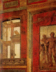 Pin, I, Fresco,  Cuarto Estilo, Ilusionismo Arquitectnico, Casa de los Vettii, Pompeya, Italia 