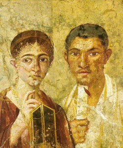 Pin, I, Terencio Neo y su esposa, Fresco, Pompeya, Italia
