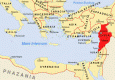 Mapa,  Reino de Palmira, Siria